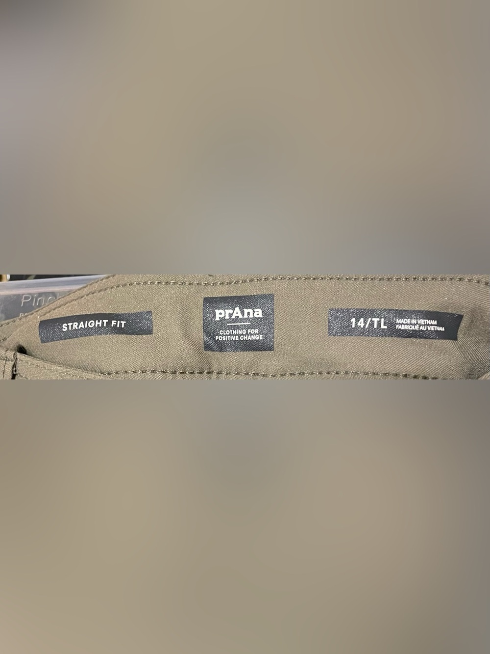 NWOT!! Prana Women's 14TL Halle 2 Straight Leg Pants in Olive - Picture 7 of 7